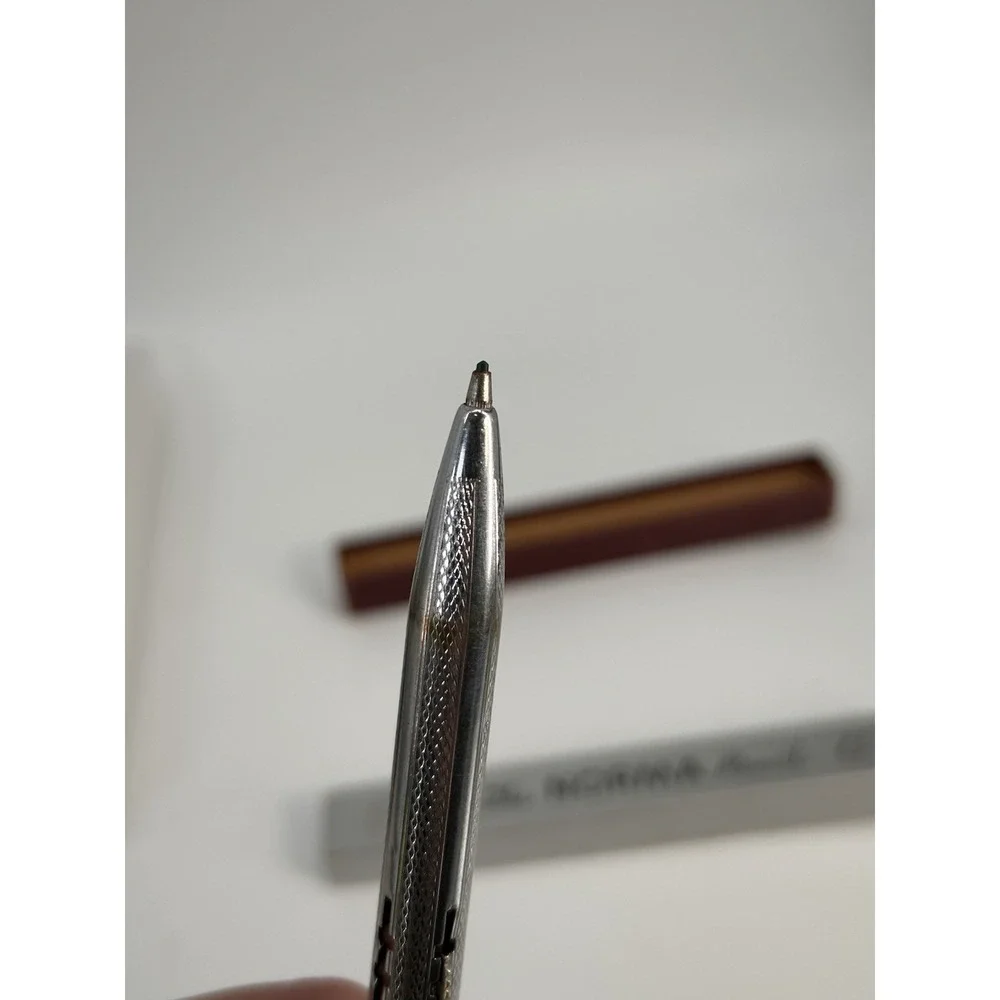Vintage Norma Mechanical Pencil #104 Chrome Multi 4 Color with Box Instructions